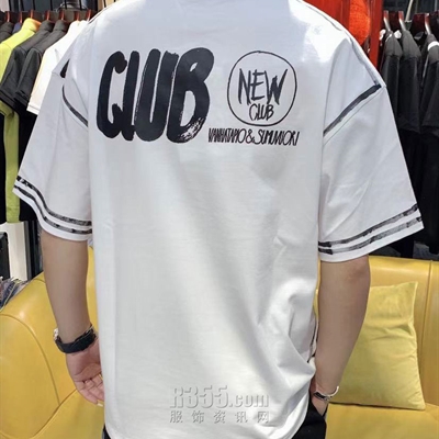 市场上装-T恤-微潮T恤