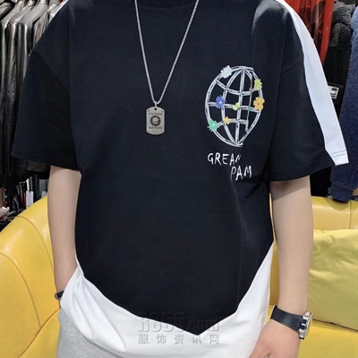 市场上装-T恤-微潮T恤