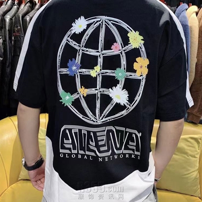 市场上装-T恤-微潮T恤