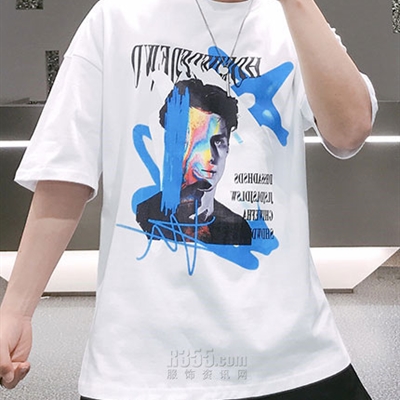 市场上装-T恤-微潮T恤