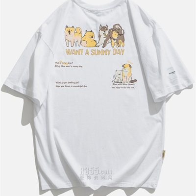 市场上装-T恤-微潮T恤