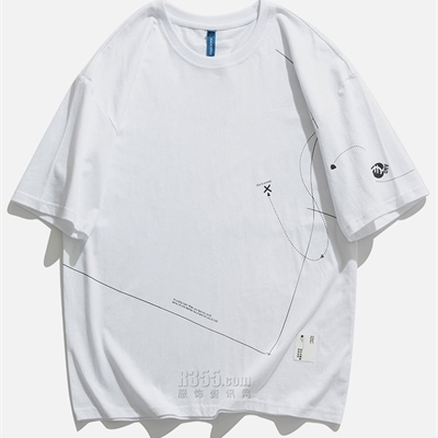 市场上装-T恤-微潮T恤