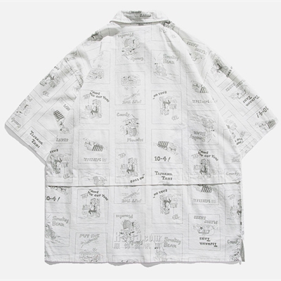 市场上装-衬衫-微潮衬衫