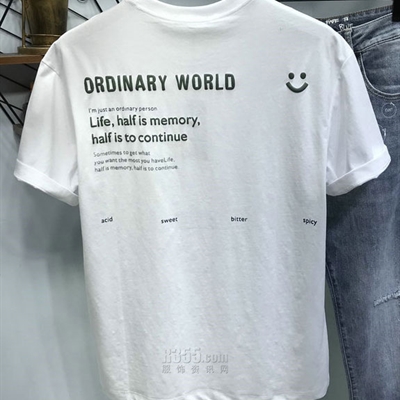 市场上装-T恤-休闲T恤【实拍】