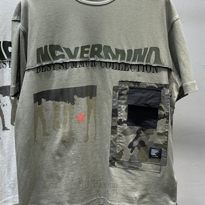 市场上装-T恤-工装T恤【实拍】