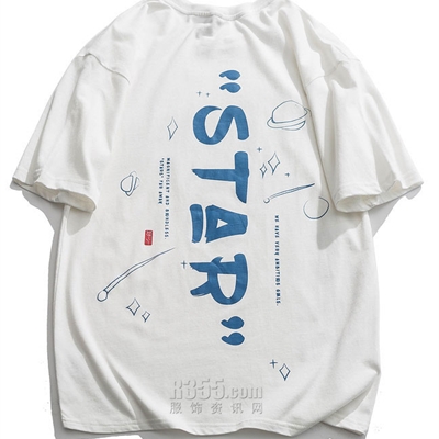 市场上装-T恤-微潮T恤
