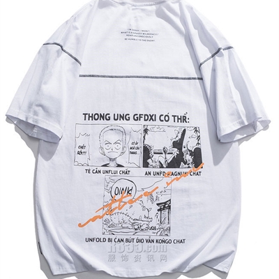 市场上装-T恤-微潮T恤