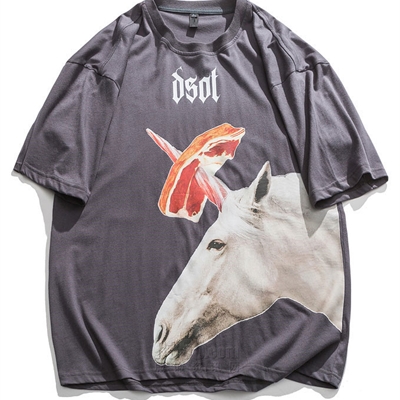 市场上装-T恤-微潮T恤