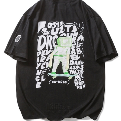 市场上装-T恤-微潮T恤