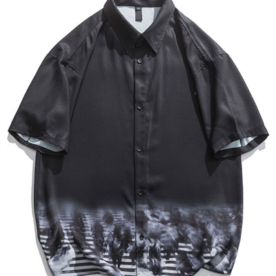 市场上装-衬衫-微潮衬衫