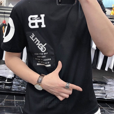 市场上装-T恤-微潮T恤