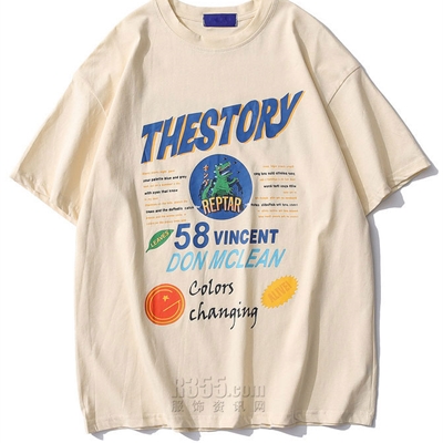 市场上装-T恤-微潮T恤