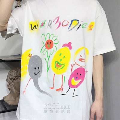 市场上装-T恤-微潮T恤