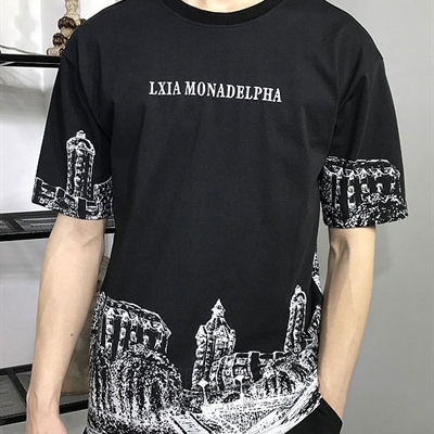 市场上装-T恤-微潮T恤