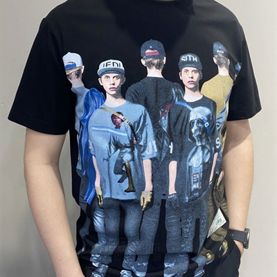 市场上装-T恤-微潮T恤