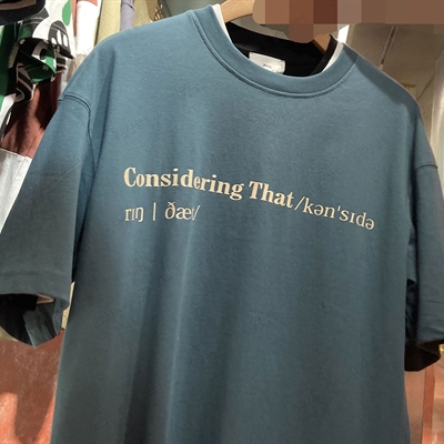 市场上装-T恤-微潮T恤【实拍】