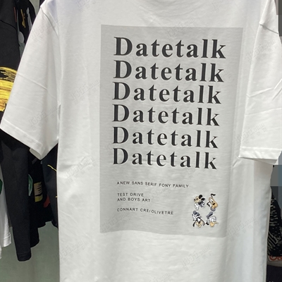 市场上装-T恤-微潮T恤【实拍】