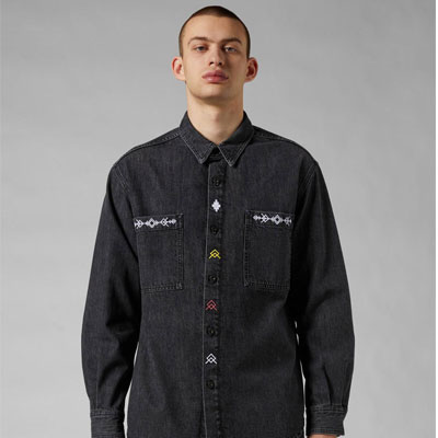 2021秋冬_Marcelo Burlon 牛仔衬衫_欧洲大牌资料