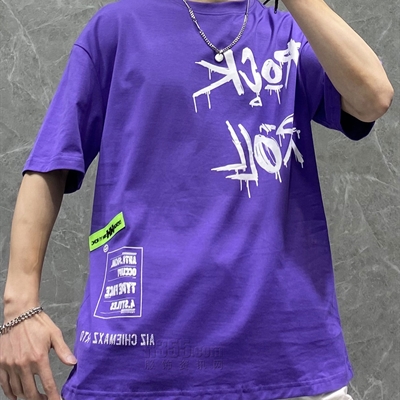 市场上装-T恤-微潮T恤