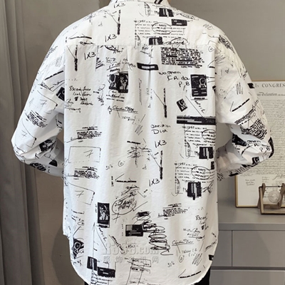 市场上装-衬衫-微潮衬衫