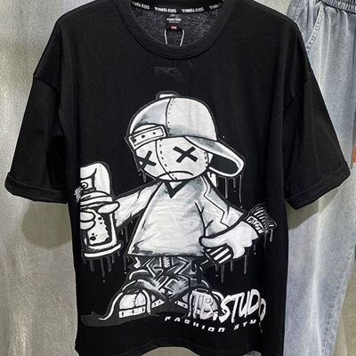 市场上装-T恤-微潮T恤【实拍】