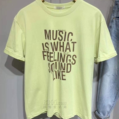 市场上装-T恤-休闲T恤【实拍】