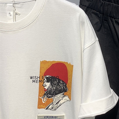 市场上装-T恤-休闲T恤【实拍】