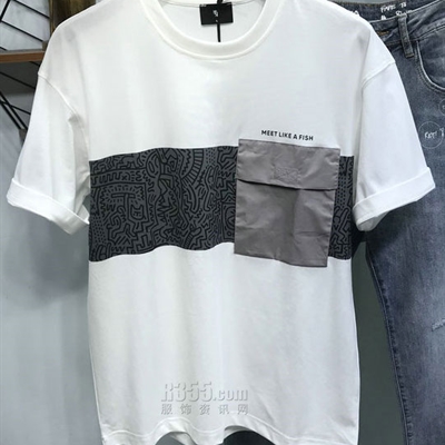 市场上装-T恤-休闲T恤【实拍】