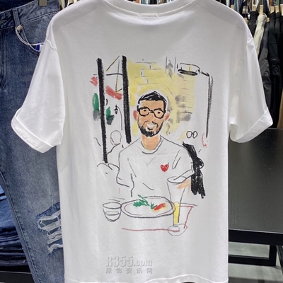 市场上装-T恤-休闲T恤【实拍】