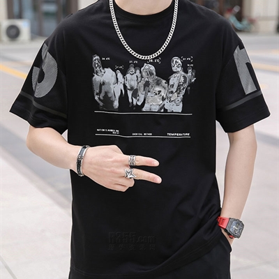 市场上装-T恤-微潮T恤