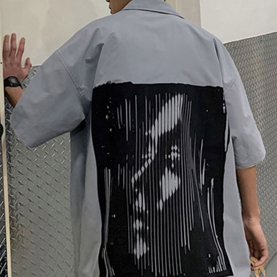 市场上装-衬衫-微潮衬衫