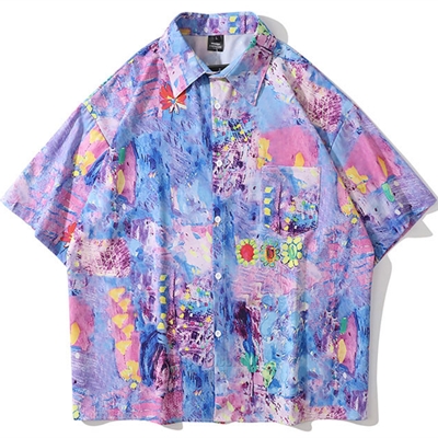 市场上装-衬衫-微潮衬衫