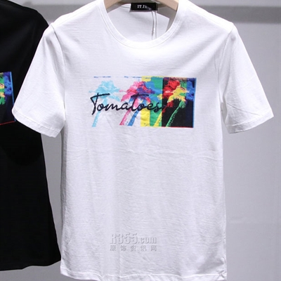 市场上装-T恤-休闲T恤【实拍】