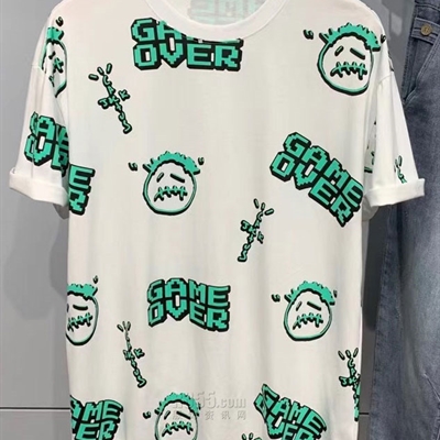 市场上装-T恤-微潮T恤【实拍】