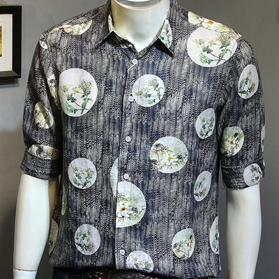 市场上装-衬衫-微潮衬衫