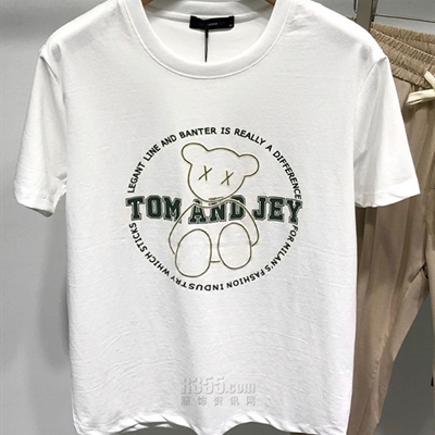 市场上装-T恤-休闲T恤【实拍】