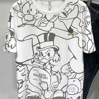 市场上装-T恤-微潮T恤【实拍】