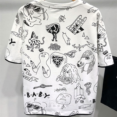 市场上装-T恤-微潮T恤【实拍】