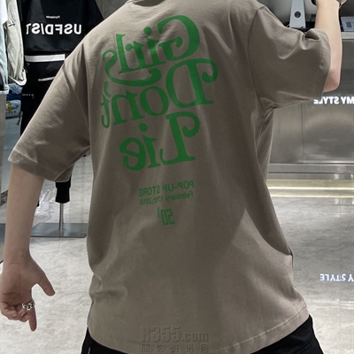 市场上装-T恤-微潮T恤