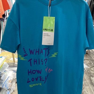 市场上装-T恤-微潮T恤【实拍】