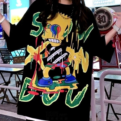 市场上装-T恤-微潮T恤