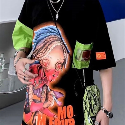 市场上装-T恤-微潮T恤