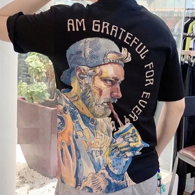 市场上装-T恤-微潮T恤