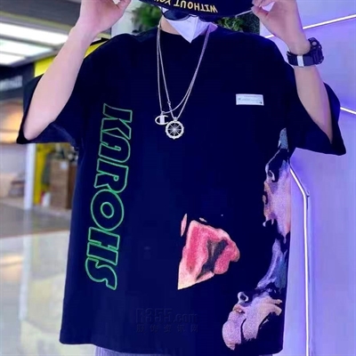 市场上装-T恤-微潮T恤