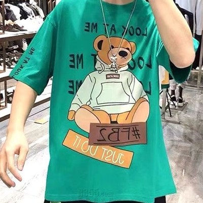 市场上装-T恤-微潮T恤