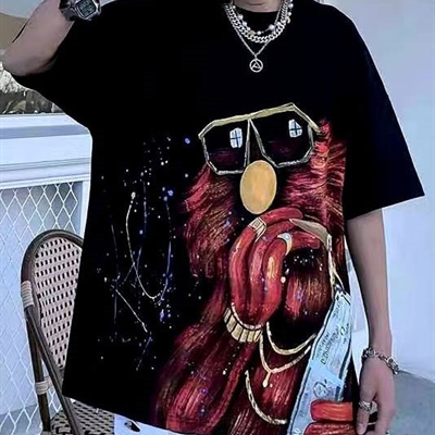 市场上装-T恤-微潮T恤