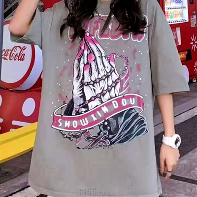 市场上装-T恤-微潮T恤