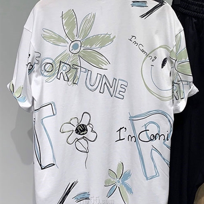 市场上装-T恤-微潮T恤【实拍】