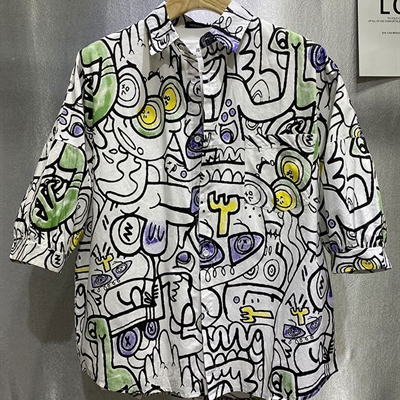 市场上装-衬衫-微潮衬衫【实拍】