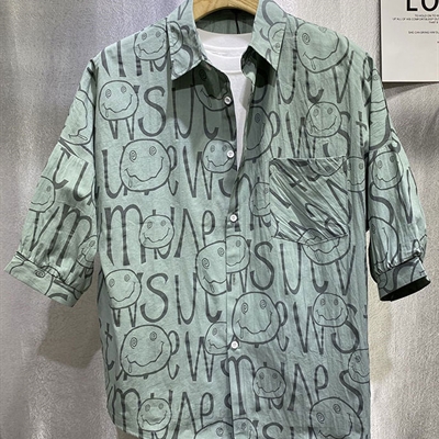 市场上装-衬衫-微潮衬衫【实拍】